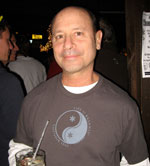 Dave wear a Life is Balance Ski T-shirt for men